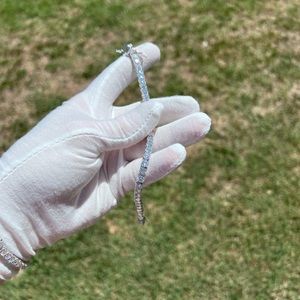 5MM Moissanite Diamond Tennis Bracelet